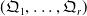 left parenthesis German upper Q 1 comma ellipsis comma German upper Q Subscript r Baseline right parenthesis