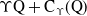 normal upper Upsilon normal upper Q plus normal upper C Subscript normal upper Upsilon Baseline left parenthesis normal upper Q right parenthesis