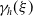gamma Subscript h Baseline left parenthesis xi right parenthesis