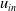 u Subscript i n