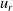 u Subscript r