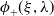 phi Subscript plus Baseline left parenthesis xi comma lamda right parenthesis