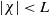 StartAbsoluteValue chi EndAbsoluteValue less than upper L