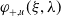 phi Subscript plus comma u Baseline left parenthesis xi comma lamda right parenthesis