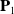 bold upper P 1