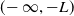 left parenthesis negative normal infinity comma negative upper L right parenthesis