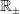 double struck upper R Subscript plus or minus