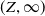left parenthesis upper Z comma normal infinity right parenthesis