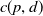 c left parenthesis p comma d right parenthesis