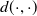 d left parenthesis dot comma dot right parenthesis