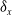 delta Subscript x