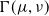 normal upper Gamma left parenthesis mu comma nu right parenthesis