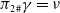 pi 2 Subscript number sign Baseline gamma equals nu