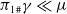 pi 1 Subscript number sign Baseline gamma much less than mu