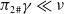 pi 2 Subscript number sign Baseline gamma much less than nu