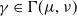 gamma element of normal upper Gamma left parenthesis mu comma nu right parenthesis