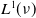upper L Superscript 1 Baseline left parenthesis nu right parenthesis