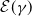 script upper E left parenthesis gamma right parenthesis