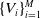 left brace upper V Subscript i Baseline right brace Subscript i equals 1 Superscript upper M