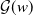 script upper G left parenthesis w right parenthesis