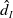 ModifyingAbove d With caret Subscript upper I