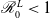 script upper R 0 Superscript upper L Baseline less than 1