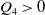 upper Q 4 greater than 0