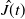 ModifyingAbove upper J With caret left parenthesis t right parenthesis