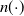 n left parenthesis dot right parenthesis