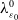 lamda Subscript epsilon 0 Superscript 0