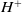 upper H Superscript plus