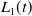 upper L 1 left parenthesis t right parenthesis