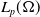 upper L Subscript p Baseline left parenthesis normal upper Omega right parenthesis
