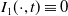 upper I 1 left parenthesis dot comma t right parenthesis identical to 0