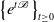 StartSet e Superscript t script upper B Baseline EndSet Subscript t greater than or equals 0