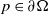 p element of partial differential normal upper Omega