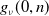 g Subscript nu Baseline left parenthesis 0 comma n right parenthesis
