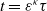 t equals epsilon Superscript kappa Baseline tau