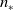 n Subscript asterisk