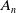 upper A Subscript n