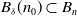 upper B Subscript delta Baseline left parenthesis n 0 right parenthesis subset of upper B Subscript n