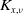 upper K Subscript x comma nu