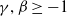 gamma comma beta greater than or equals negative 1