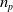 n Subscript p
