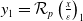 y 1 equals script upper R Subscript p Baseline left parenthesis StartFraction x Over epsilon EndFraction right parenthesis Subscript 1