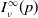 upper I Subscript nu Superscript normal infinity Baseline left parenthesis p right parenthesis