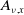 upper A Subscript nu comma x