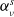alpha Subscript nu Superscript s