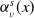 alpha Subscript nu Superscript s Baseline left parenthesis x right parenthesis