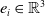 e Subscript i Baseline element of double struck upper R cubed